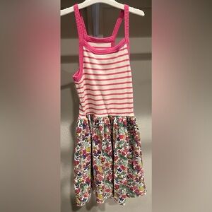 Mini Boden Strappy Hotchpotch Dress in Multi Mermaid Ditsy, size 6/7